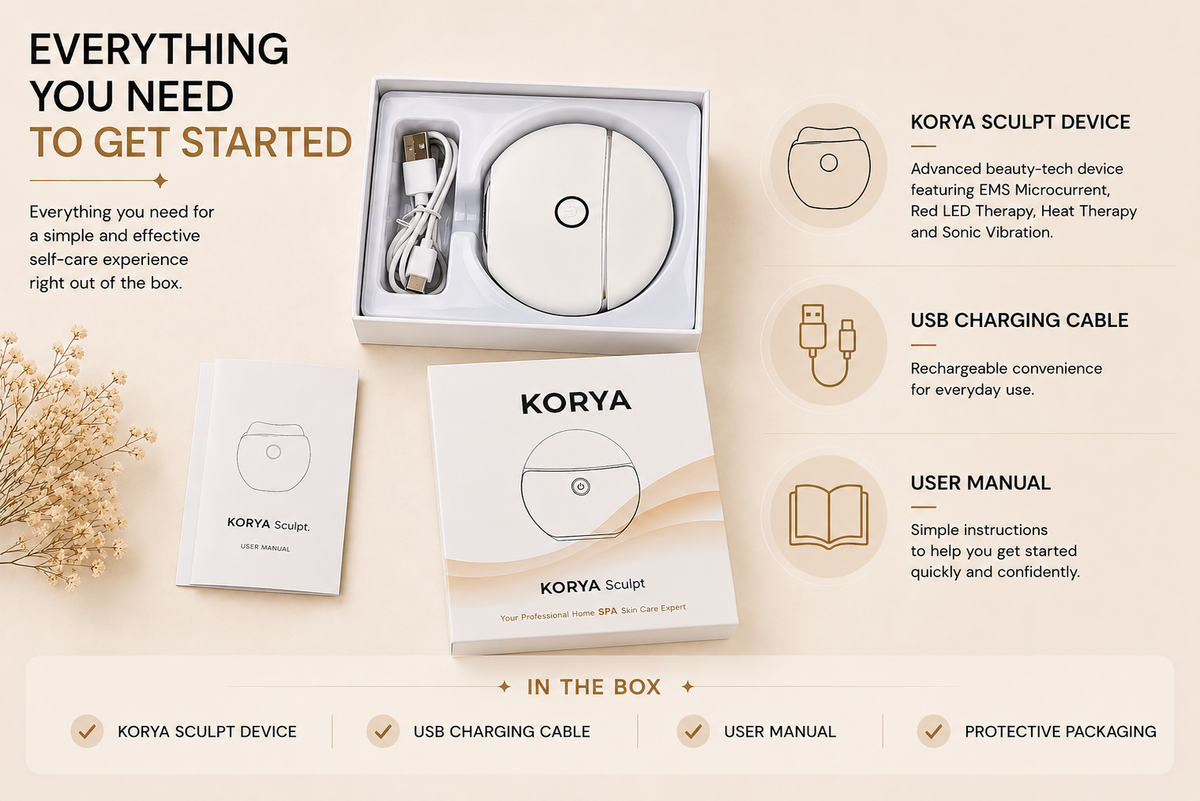 KORYA Sculpt – 4-in-1 Facial Sculpting Device