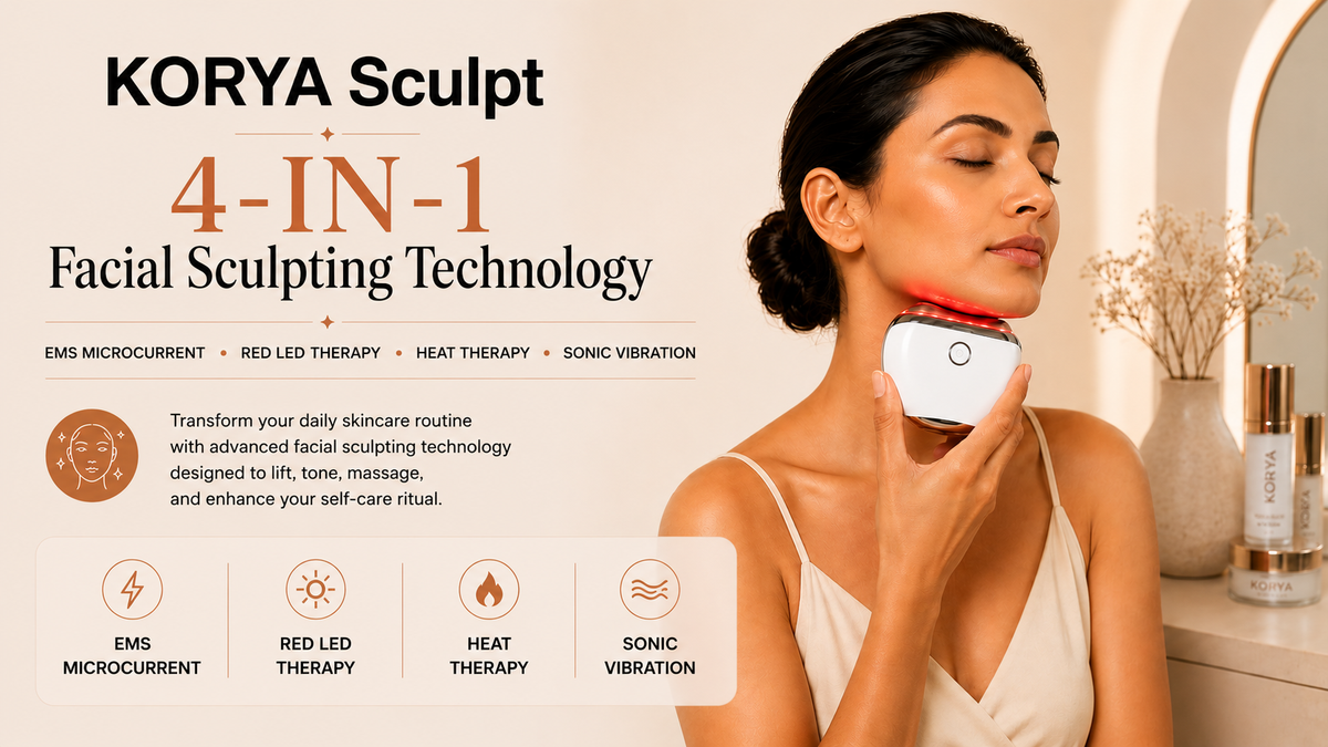 KORYA Sculpt – 4-in-1 Facial Sculpting Device